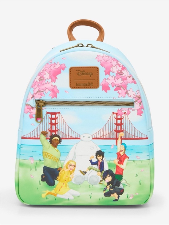 Disney Handbags - DISNEY LOUNGEFLY Big Hero 6 Group View Mini Backpack Spacious NEW